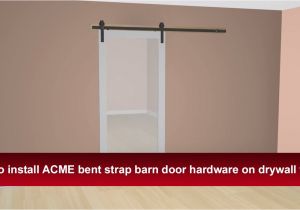 Acme Renin Barn Door Hardware How to Install Renin 39 S Bent Strap Barn Door Hardware Into