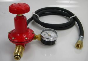 Adjustable High Pressure Propane Regulator with Gauge 0 30 Psi High Pressure Regulator assembly with Pressure Gauge