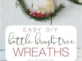 Advent Wreath Kits Hobby Lobby Easy Diy Bottle Brush Tree Wreaths Perfect to Display at Christmas