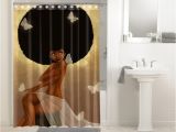 African American Bathroom Sets Afrocentric Afro Hair African Women 1458 Shower Curtain