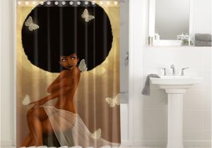 African American Bathroom Sets Afrocentric Afro Hair African Women 1458 Shower Curtain