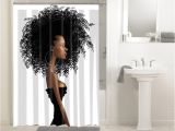 Afro American Bathroom Sets Afrocentric Afro Hair Design African 646 Shower Curtain