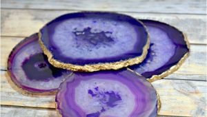 Agate Slices Hobby Lobby Diy Agate Slice Coasters Handmade Natural Gift Set