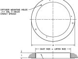 Air Vent Deflector Ceiling Commercial Submittals Specs Ameriflow