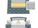 Alaska King Size Bed Measurements What Size Rug Fits Under A King Bed Design by Numbers Living