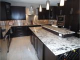 Alaska White Granite with Espresso Cabinets Image Of Alaska White Granite with Espresso Cabinets My