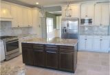 Alaska White Granite with Espresso Cabinets Love White Cabinets Espresso island Alaska White