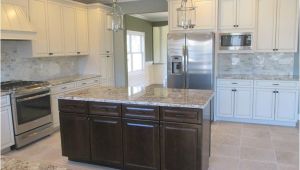 Alaska White Granite with Espresso Cabinets Love White Cabinets Espresso island Alaska White