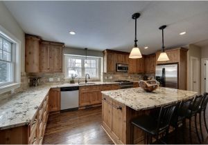 Alaska White Granite with Oak Cabinets Alaska White Granite Counters Alder Cabinets Drawers for