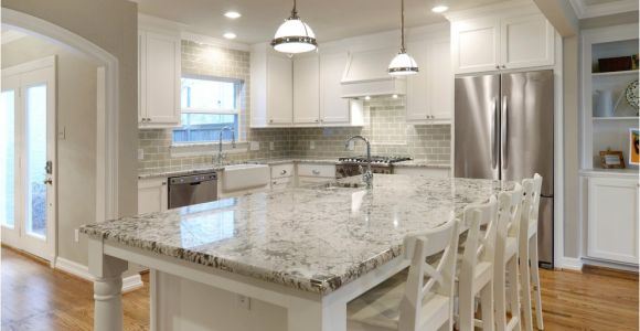 Alaska White Granite with Off White Cabinets Make Your Elegant Kitchen with Alaska White Granite