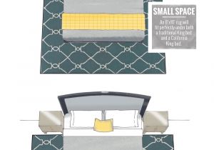 Alaskan King Bed Vs Eastern King What Size Rug Fits Under A King Bed Design by Numbers Living