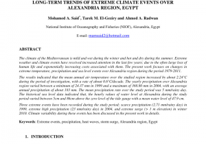 Alexandria Bay Ny Calendar Of events Pdf Long Term Trends Of Extreme Climate events Over Alexandria