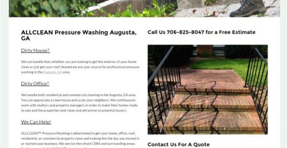 All Clean Pressure Washing Augusta Ga Services