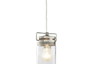 Allen and Roth Lighting Replacement Glass Shop Allen Roth Vallymede Brushed Nickel Farmhouse Mini