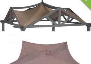 Allen Roth Gazebo Replacement Canopy 10×10 Allen Roth Brown Gazebo Replacement Canopy top 10 39 X 10