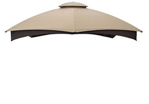 Allen Roth Gazebo Replacement Canopy Allen Roth Gazebo Beige Replacement Canopy top Model Gf