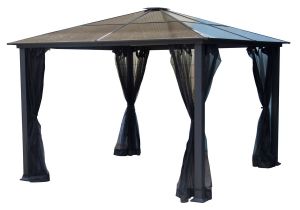 Allen Roth Hardtop Gazebo Replacement Parts Allen Roth 10 Ft X 10 Ft Square Hardtop Gazebo Lowe 39 S