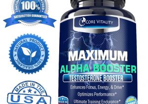 Alpha Prime Elite Testosterone Amazon Com Core Vitality Natural Testosterone Booster for Men 100