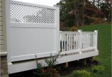 Alternatives to Lattice for Deck Skirting Azek Low Maintenance 6 Deck Privacy Panel with Lattice top Yard