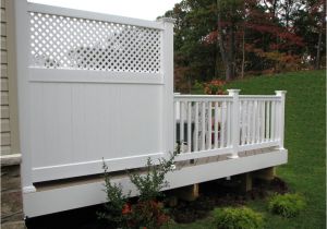 Alternatives to Lattice for Deck Skirting Azek Low Maintenance 6 Deck Privacy Panel with Lattice top Yard