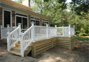 Alternatives to Lattice for Deck Skirting Horizontal Deck Skirting Final Photos Of Pressure Treated Deck In