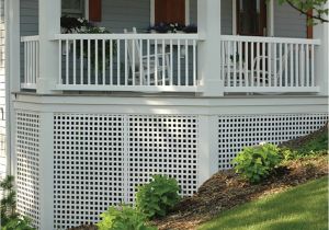 Alternatives to Lattice for Deck Skirting Shop White Privacy Vinyl Lattice Common 0 2 In X 4 Ft X 8 Ft