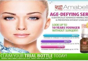 Amabella Anti Aging Cream Amabella and Cellapuria Skin Care Risk Free Trial Reviews