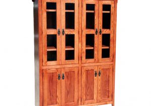 American Freight Furniture Mesa Od O M4872 Fd Glass Wood Mission Oak Bookcase 48 W X 13 D X 72