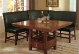 American Freight Furniture Metairie Salem 4 Piece Breakfast Nook Dining Room Set Table Corner Bench