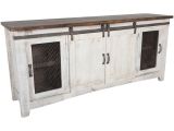 American Furniture Warehouse Rustic Tv Stand ifd360stand 80 Pueblo 80 Quot Barn Door Tv Stand by Artisan