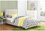 Amherst Upholstered Platform Bed Instructions Avenue Greene Romeo Tan Linen Upholstered Twin Bed Free