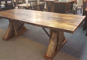 Amish Country Furniture Sugarcreek Ohio This One Of A Kind Barnwood Table Made Of Chestnut Wood From An Old