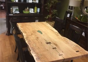 Amish Furniture Stores Near Sugarcreek Ohio Live Edge Dining Room by Weaver Barns Live Edge Amish Country