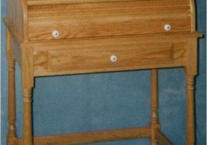 Amish Oak Furniture Sugarcreek Ohio Amish Student Oak Rolltop Desk Classic Styling