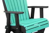 Amish Outdoor Furniture Sugarcreek Ohio Poly Glider Ohio Amish Outdoor Arubablue Blackadirondack