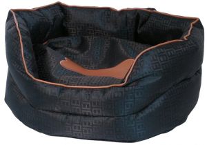 Anti Chew Dog Beds for Sale Winks Anti Chew Oval Sleeper Dog Bed Inch Black Tan Dog