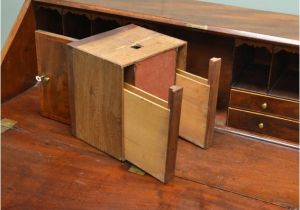 Antique Furniture with Hidden Compartments Antique Georgian Mahogany Bureau with Secret Compartments