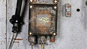 Antique Mining Cart for Sale Old Telephone Turbine House Zeche Hannover Mine Lwl Stock Photo