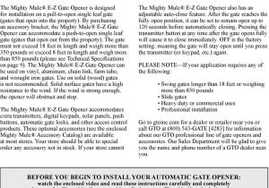 Apollo Gate Opener Troubleshooting Installation Manual Fm500 Pdf