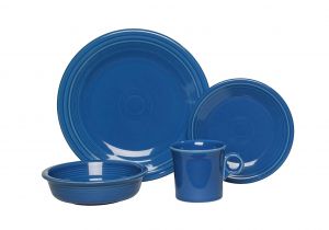 Are Fiesta Mugs Microwave Safe Amazon Com Fiesta 4 Piece Place Setting Lapis Dinnerware Sets