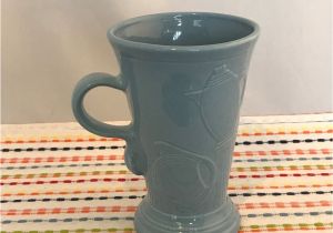 Are Fiesta Mugs Microwave Safe Fiestaware Periwinkle Pedestal Mug Fiesta Retired Blue 18 Oz Footed