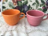 Are Fiesta Mugs Microwave Safe Fiestaware Tea Cups Fiestaware Coffe Mugs Etsy