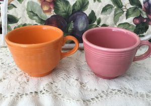 Are Fiesta Mugs Microwave Safe Fiestaware Tea Cups Fiestaware Coffe Mugs Etsy