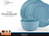 Are Fiesta Mugs Microwave Safe Mainstays Amelia 12 Piece solid Color Dinnerware Set Walmart Com