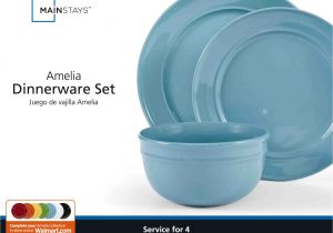 Are Fiesta Mugs Microwave Safe Mainstays Amelia 12 Piece solid Color Dinnerware Set Walmart Com