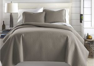 Are Twin and Twin Xl Sheets the Same Details About 2 Piece Dark Taupe Oversize Twin Twinxl Quilt Set