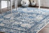 Area Rugs with Texas Star Amazon Com Nuloom Rzbd21b Vintage Odell Rug 6 7 X 9 Light Blue