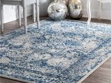 Area Rugs with Texas Star Amazon Com Nuloom Rzbd21b Vintage Odell Rug 6 7 X 9 Light Blue