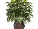 Artificial Palm Trees for Sale Near Me Nearly Natural 38 In H Green areca Palm with Vase Silk Plant 6651