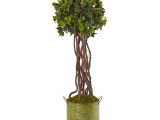 Artificial Palm Trees for Sale Near Me Nearly Natural Indoor Outdoor English Ivy Artificial Tree In Metal
